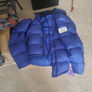 Canada goose and burberry coat